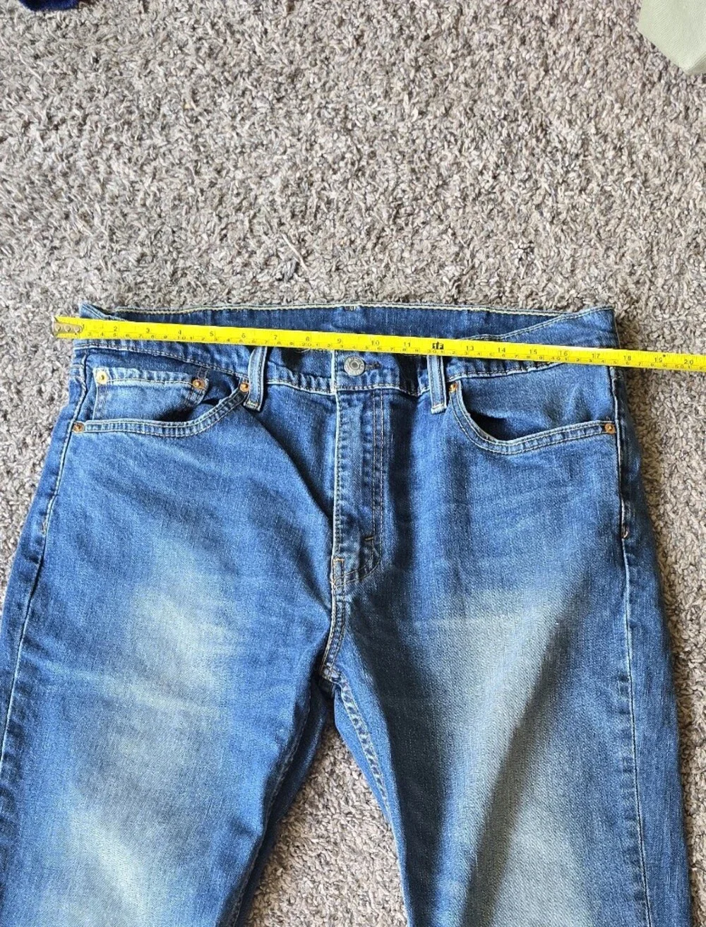 511 Levi's Men's Slim Jeans 38x32 in Medium Blue Wash